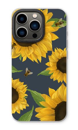 Sunflower and bees