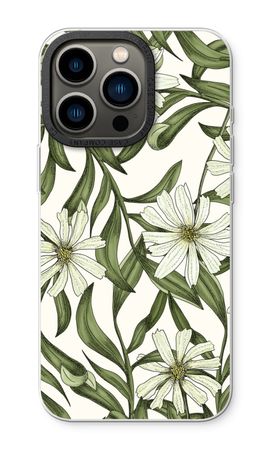 White flower pattern
