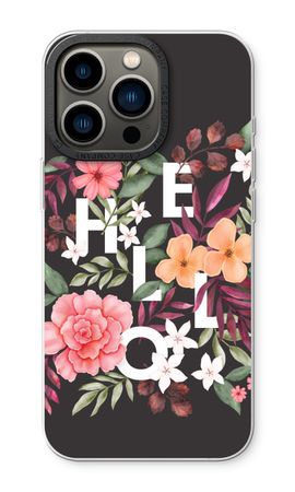 Hello in flowers