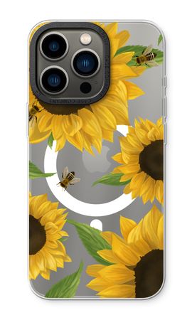 Sunflower and bees
