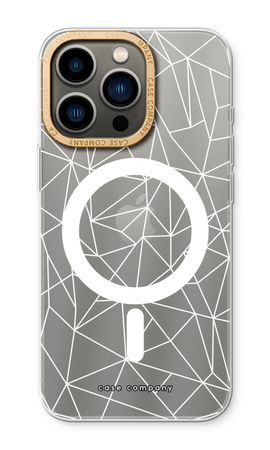 Geometric lines white