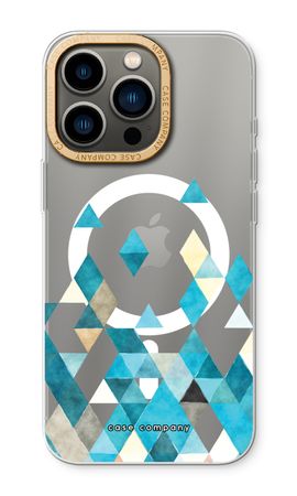 Coloured triangles blue