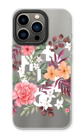 Hello in flowers