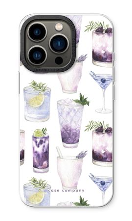 Violet cocktails
