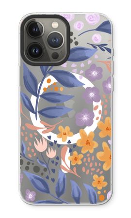 Flowers with blue leaves