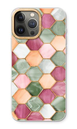 Hexagons in stained glass