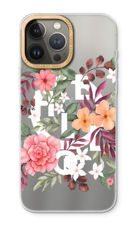 Hello in flowers