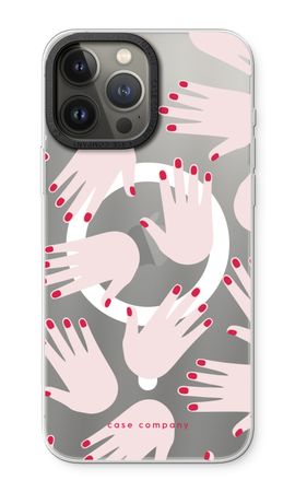 Hands pink