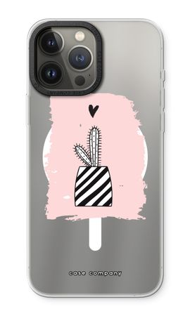 Black and white cactus