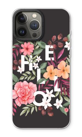 Hello in flowers