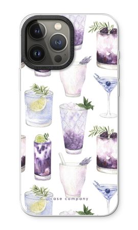 Violet cocktails