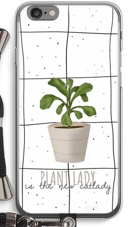 Houseplant on windowpane