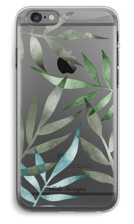 Tropical watercolor leaves