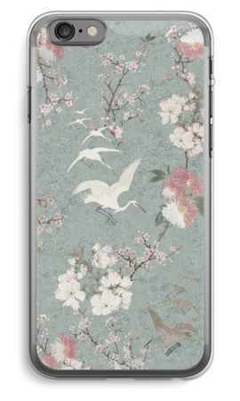 Japanese crane birds blossom