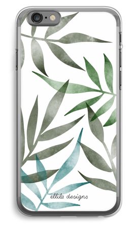 Tropical watercolor leaves