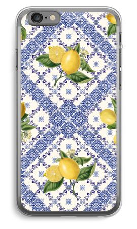 Blue tiles and lemons