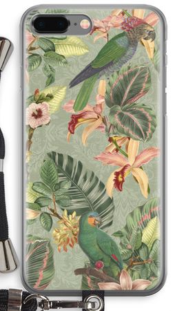 Tropical jungle parrot