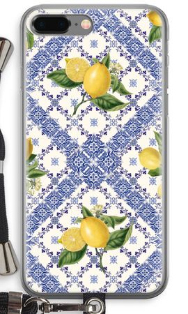 Blue tiles and lemons