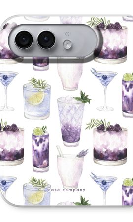 Violet cocktails