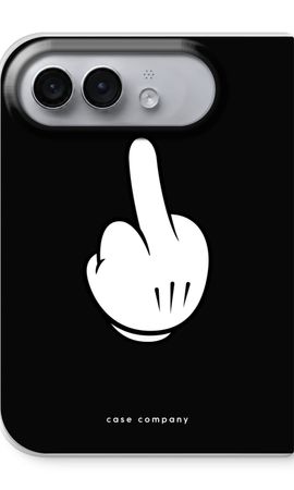 Mittelfinger schwarz