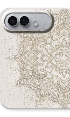 Goldenes Boho-Mandala
