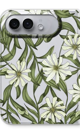 White flower pattern