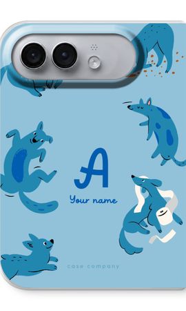 Playful Dogs Monogram