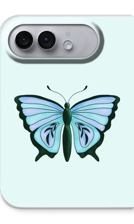 Blauer Schmetterling