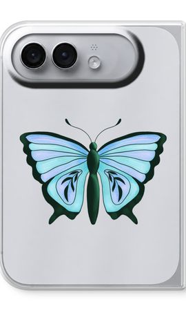 Blauer Schmetterling