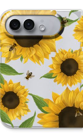 Sunflower and bees