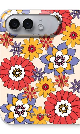 Retro Blumen - Gelb