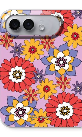 Retro Blumen - Lila