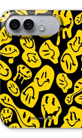 Schmelzendes Smiley-Gesicht - Gelb