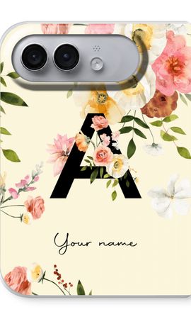 Flirty Flowers Monogram