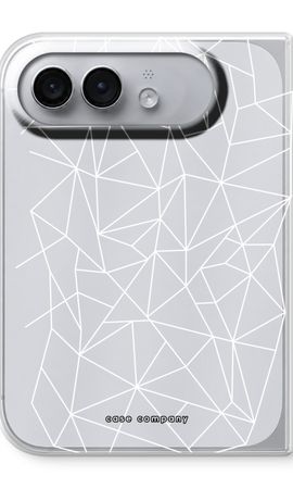 Weiße geometrische Linien