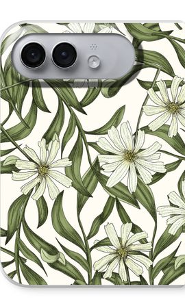 White flower pattern