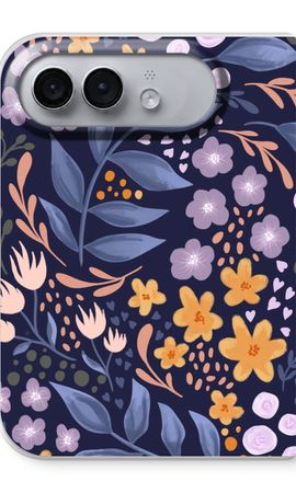 Flowers with blue leaves