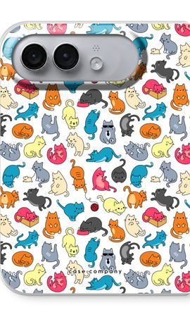 Colourful cats