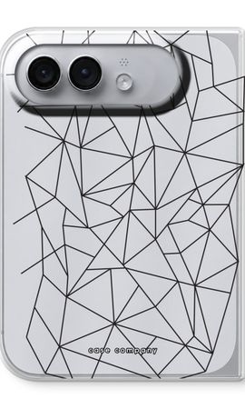 Schwarze geometrische Linien