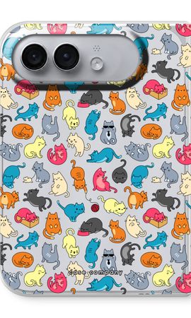 Colourful cats