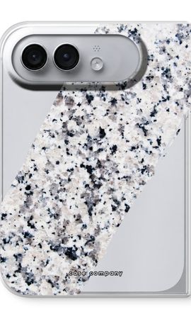 Speckled marble