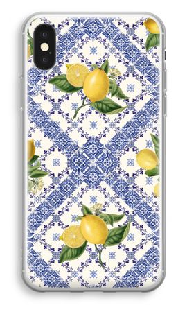 Blue tiles and lemons