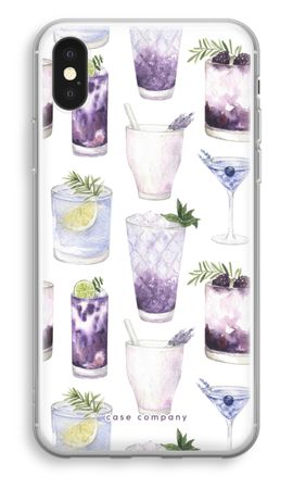 Violet cocktails
