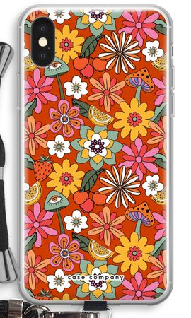 Retro Flowers - Red