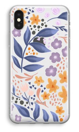 Flowers with blue leaves