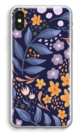 Flowers with blue leaves