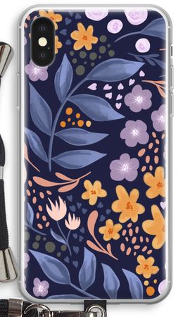 Flowers with blue leaves