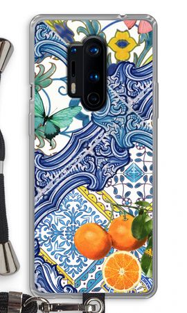 Blauwe tegels en sinaasappels