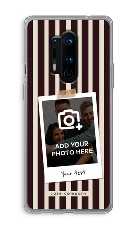 Polaroid - Retro, OnePlus 8 Pro mykt deksel