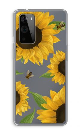 Sunflower and bees